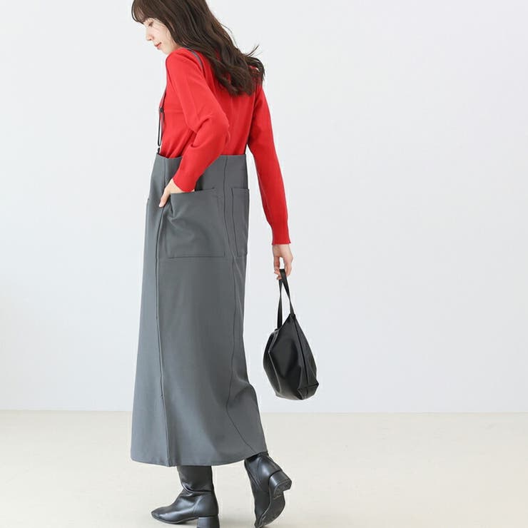 エステルツイル2WAYサロペットスカート | FUNNY COMPANY＋  | 詳細画像19 