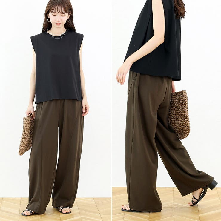 T/Cミニ裏毛ドロストカーブパンツ | FUNNY COMPANY＋  | 詳細画像14 