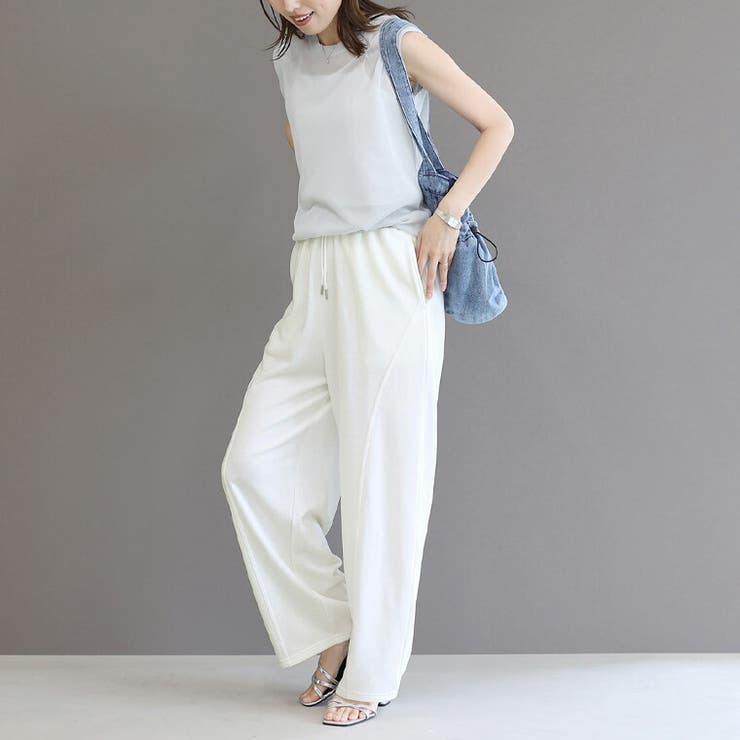 T/Cミニ裏毛ドロストカーブパンツ | FUNNY COMPANY＋  | 詳細画像15 