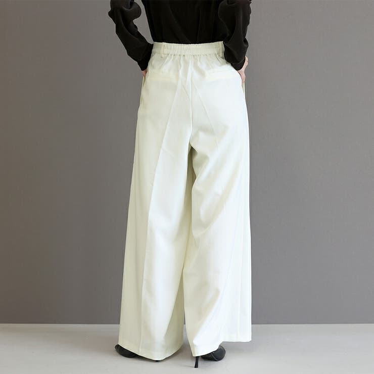 エステルツイルツータックワイドパンツ | FUNNY COMPANY＋  | 詳細画像18 