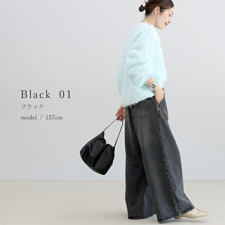 ドロストデニムワイドパンツ | FUNNY COMPANY＋  | 詳細画像16 