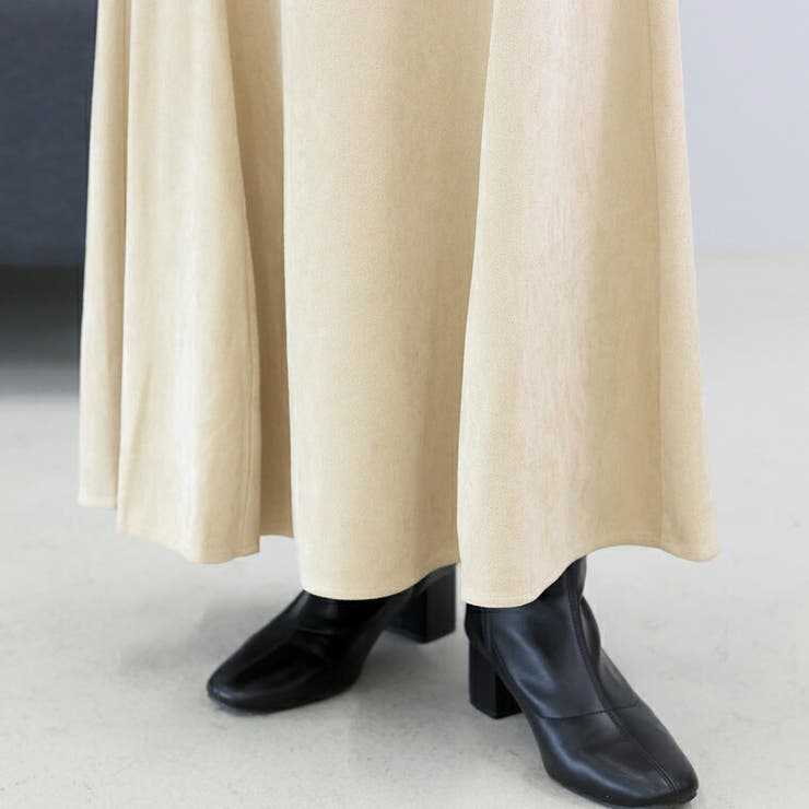 フェイクスエード裾フレアスカート | FUNNY COMPANY＋  | 詳細画像11 