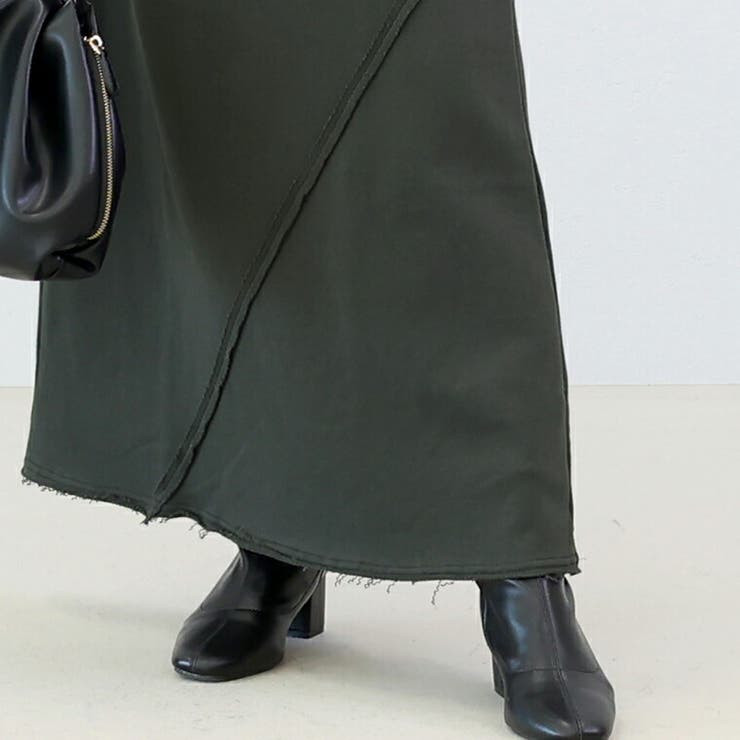 ドレープ切替裏毛ロングスカート | FUNNY COMPANY＋  | 詳細画像12 