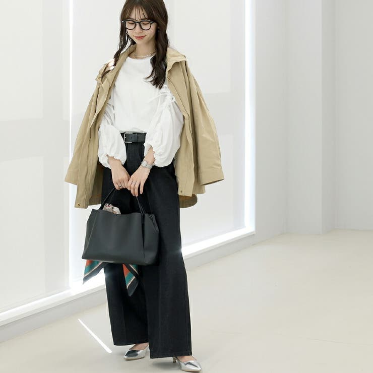 10ozセンタープレスデニムワイドパンツ | FUNNY COMPANY＋  | 詳細画像18 