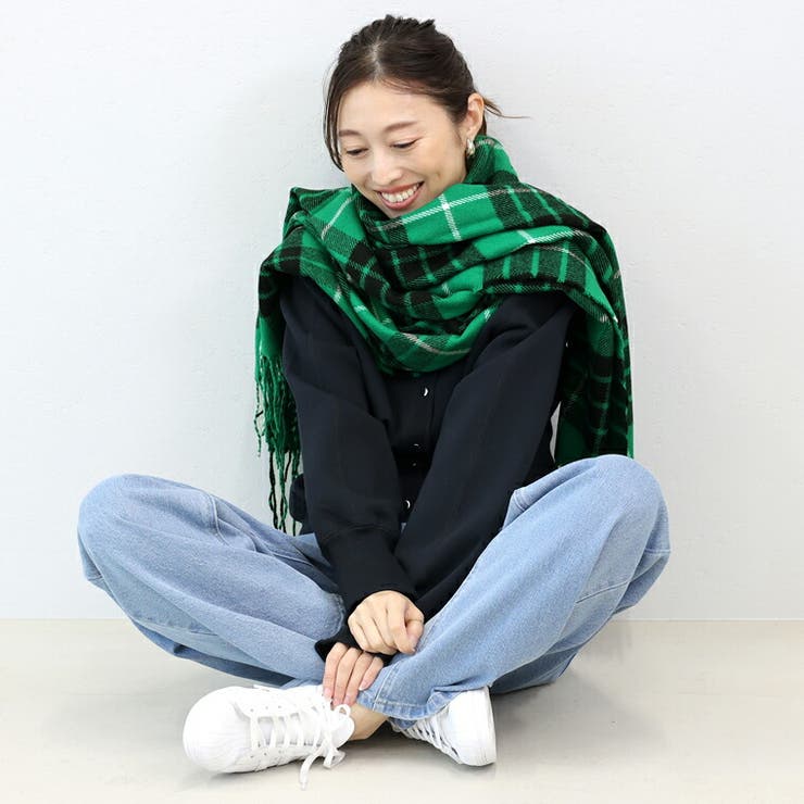 チェック大判ストール | FUNNY COMPANY＋  | 詳細画像19 