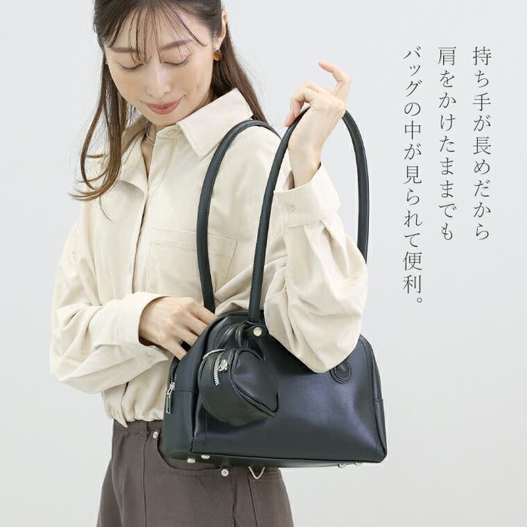 ミニバッグチャーム付ボストンバッグ  | FUNNY COMPANY＋  | 詳細画像19 