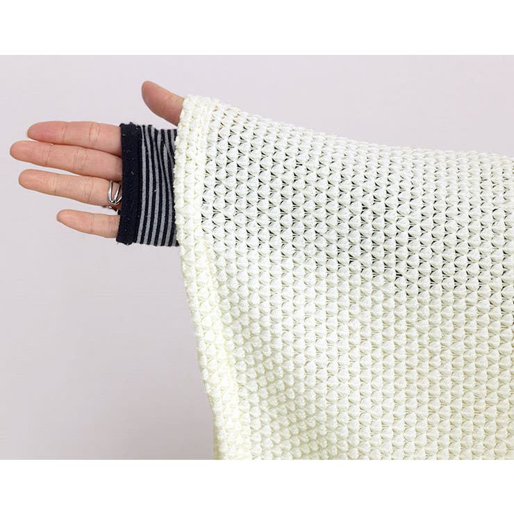 変わり編みスクエアプルオーバー | FUNNY COMPANY＋  | 詳細画像20 