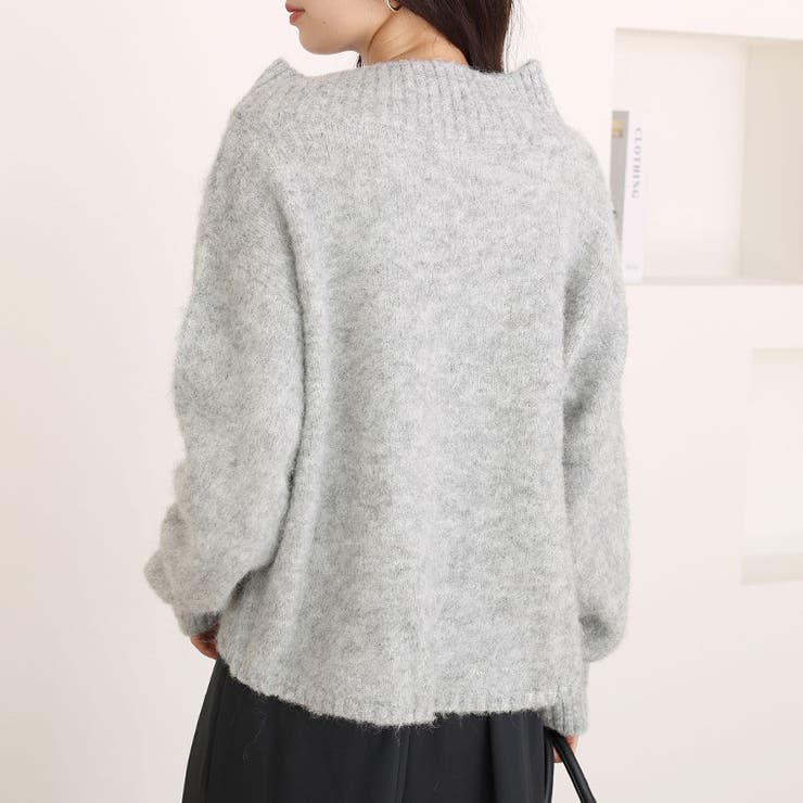 天竺起毛ハイネックニットプルオーバー | FUNNY COMPANY＋  | 詳細画像19 