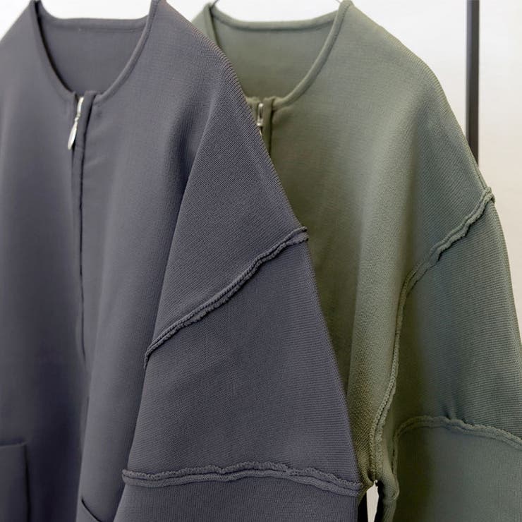 ジャガードニットジップブルゾン | FUNNY COMPANY＋  | 詳細画像12 