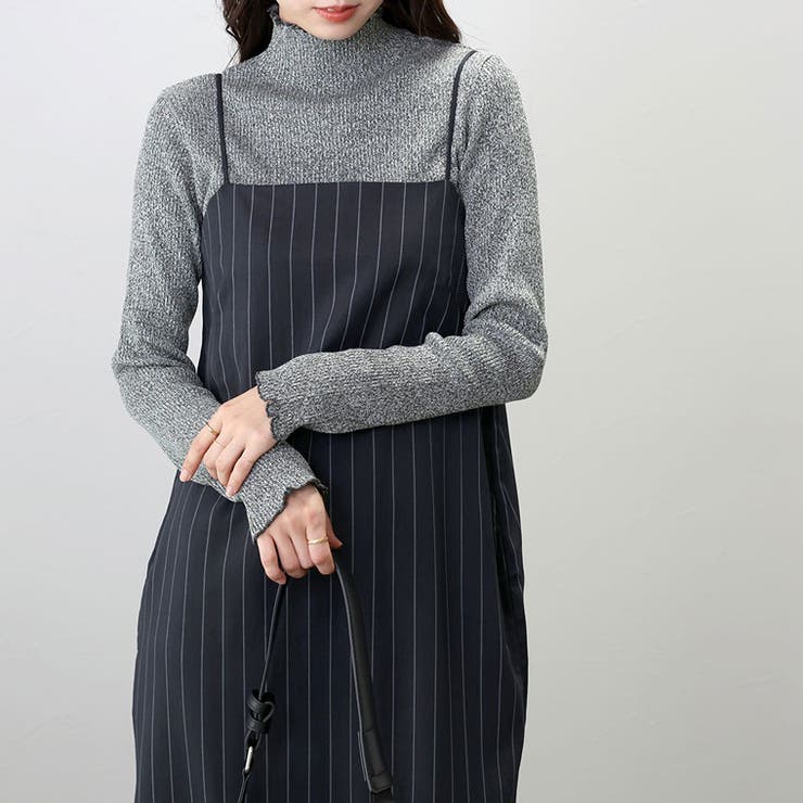 ハイネックメローメランジニットプルオーバー | FUNNY COMPANY＋  | 詳細画像12 