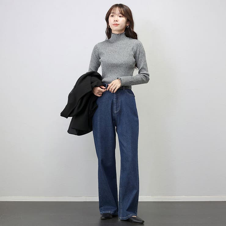 ハイネックメローメランジニットプルオーバー | FUNNY COMPANY＋  | 詳細画像14 