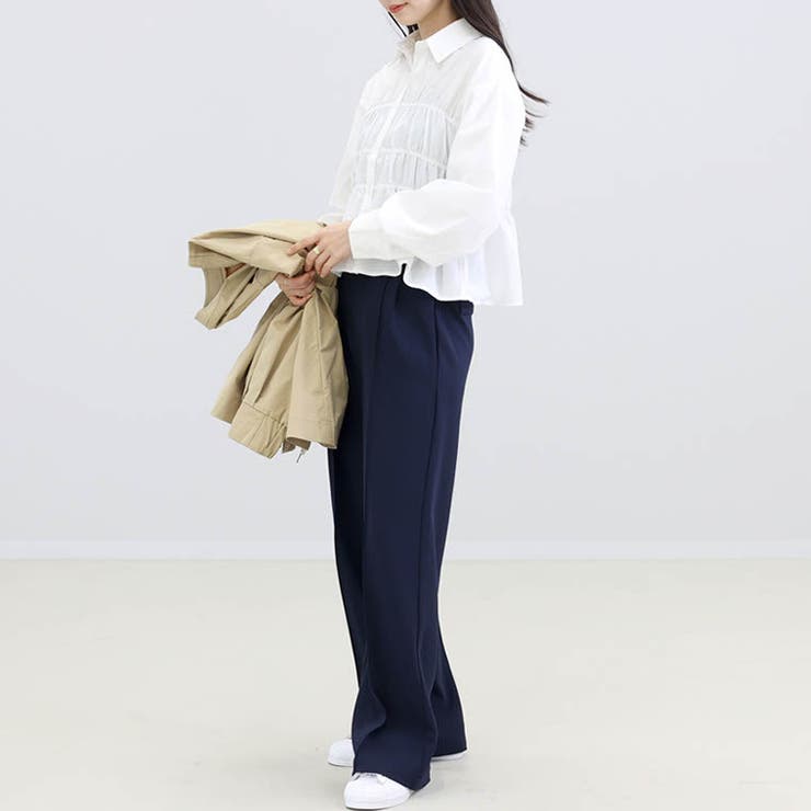 T/Cブロードシャーリングブラウス | FUNNY COMPANY＋  | 詳細画像11 