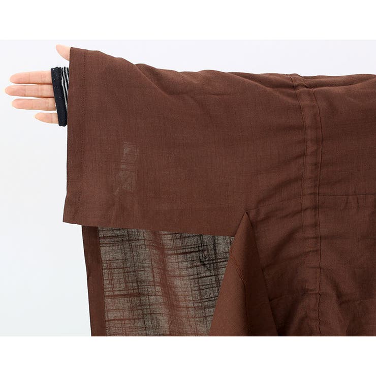 リネンブレンドドロストシャツチュニック | FUNNY COMPANY＋  | 詳細画像20 