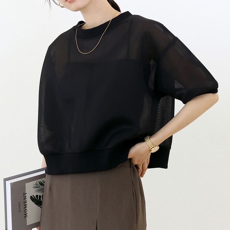 シアーダンボール後ろボタン2WAYプルオーバー | FUNNY COMPANY＋  | 詳細画像11 