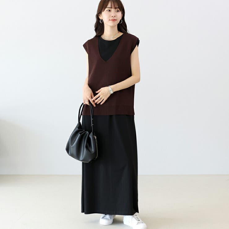 T/RVネックニットベスト | FUNNY COMPANY＋  | 詳細画像10 