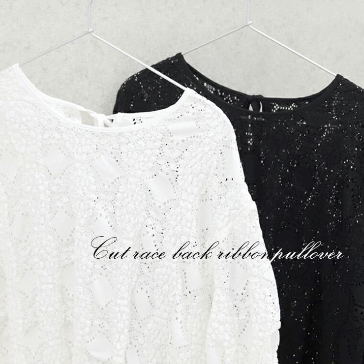 カットレースバックリボンプルオーバー | FUNNY COMPANY＋  | 詳細画像10 