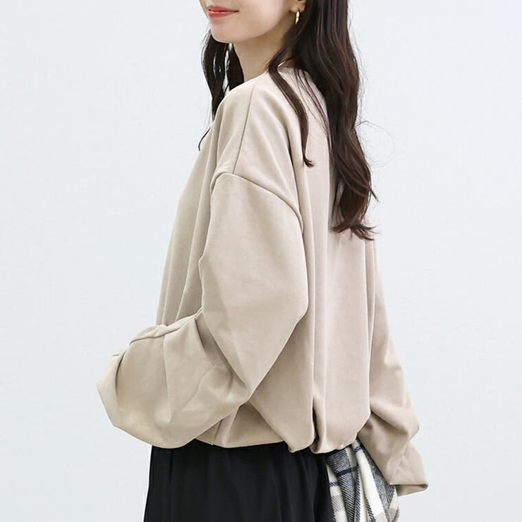 T/C裏毛袖タックバルーンプルオーバー | FUNNY COMPANY＋  | 詳細画像17 