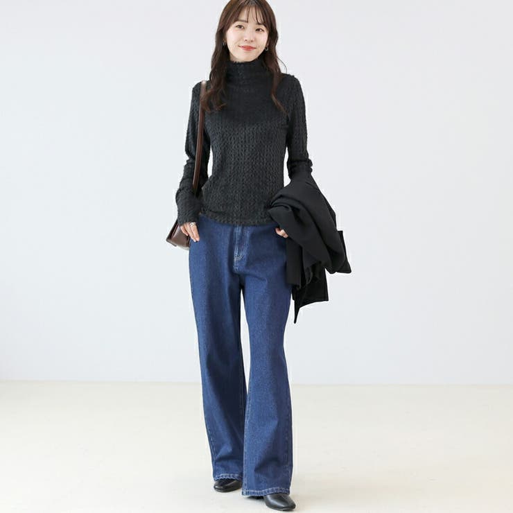 ショートフェザーハイネックプルオーバー | FUNNY COMPANY＋  | 詳細画像16 