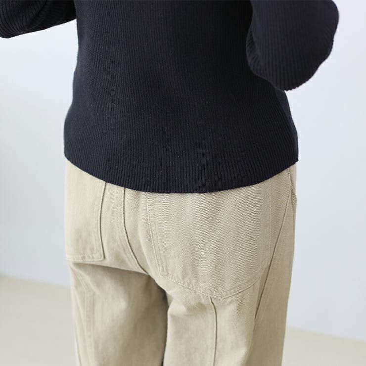 袖シアーハイネックリブニットプルオーバー | FUNNY COMPANY＋  | 詳細画像15 