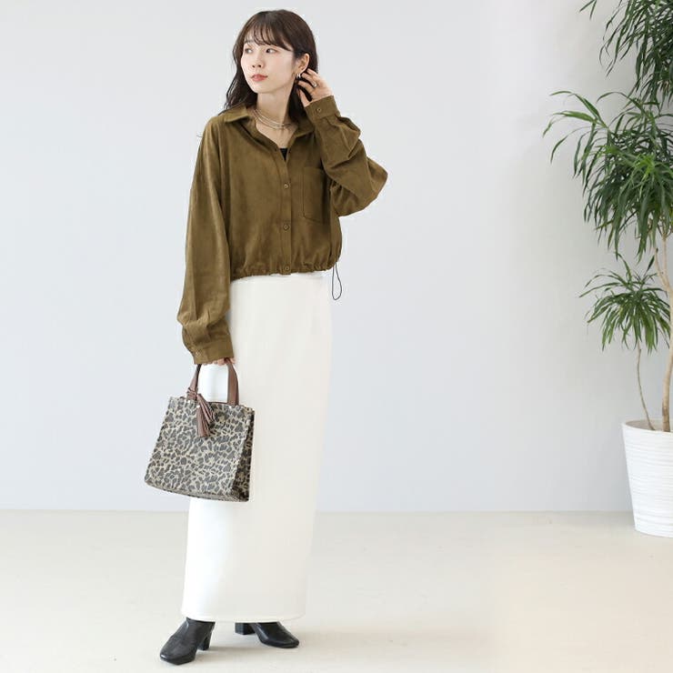 フェイクスエード裾ドロストシャツ | FUNNY COMPANY＋  | 詳細画像19 