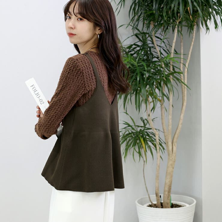 2WAYニットキャミソールセットアップ | FUNNY COMPANY＋  | 詳細画像10 