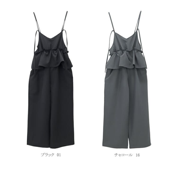 エステルツイルフリルキャミサロペット | FUNNY COMPANY＋  | 詳細画像14 