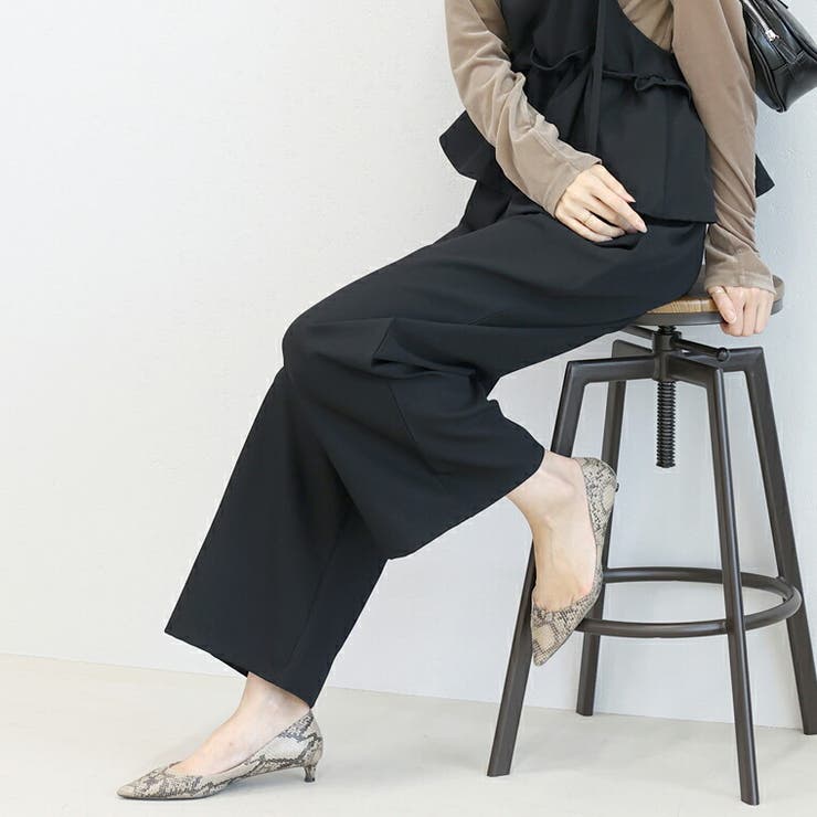 エステルツイルフリルキャミサロペット | FUNNY COMPANY＋  | 詳細画像18 