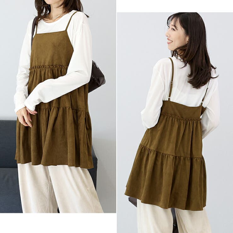 フェイクスエードティアードキャミチュニック | FUNNY COMPANY＋  | 詳細画像14 