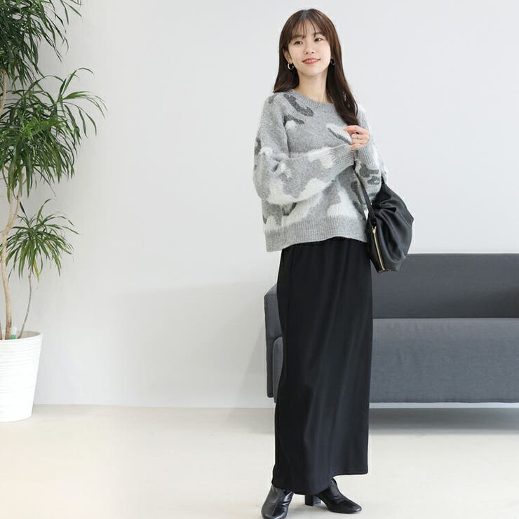 ニュアンス柄シャギーニットプルオーバー | FUNNY COMPANY＋  | 詳細画像19 