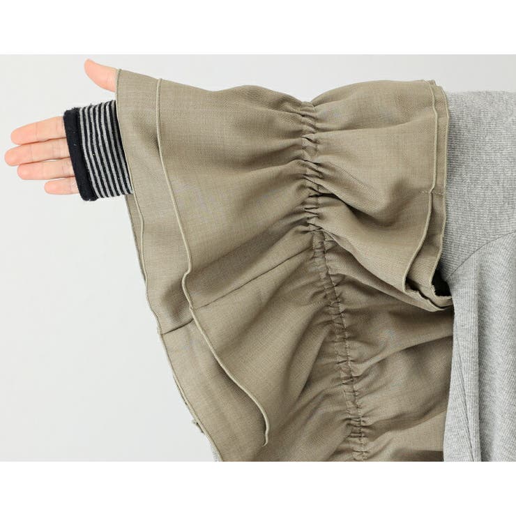 T/Cテレコｘ異素材レイヤードプルオーバー | FUNNY COMPANY＋  | 詳細画像20 