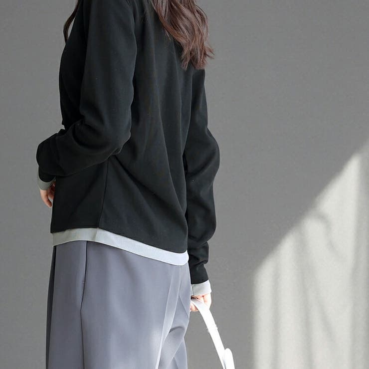 T/Cフライスｘメッシュドレープカーディガン | FUNNY COMPANY＋  | 詳細画像15 