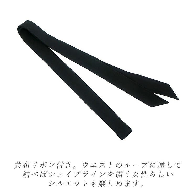 エステルスパンバンドカラーシャツワンピース