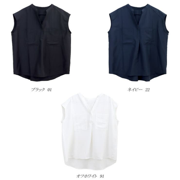 両ポケフレンチスキッパーブラウス | FUNNY COMPANY＋  | 詳細画像12 