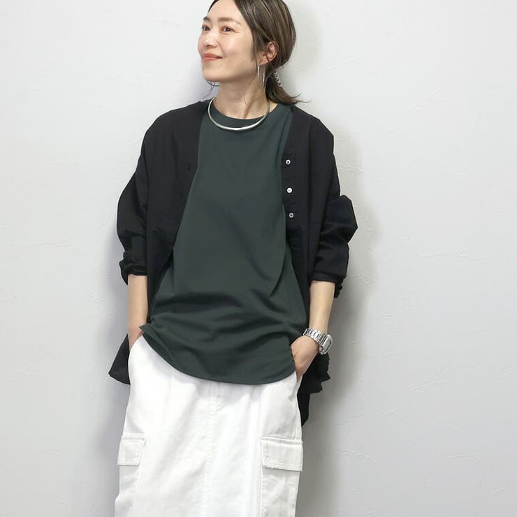 ラウンドヘム綿天竺ノースリーブプルオーバー | FUNNY COMPANY＋  | 詳細画像16 