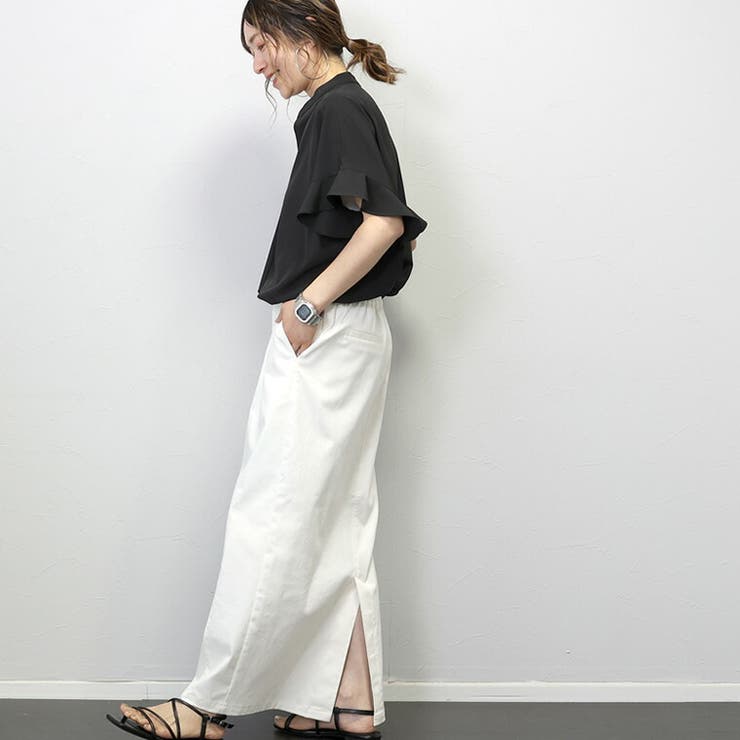 フリルスリーブスキッパーブラウス | FUNNY COMPANY＋  | 詳細画像13 