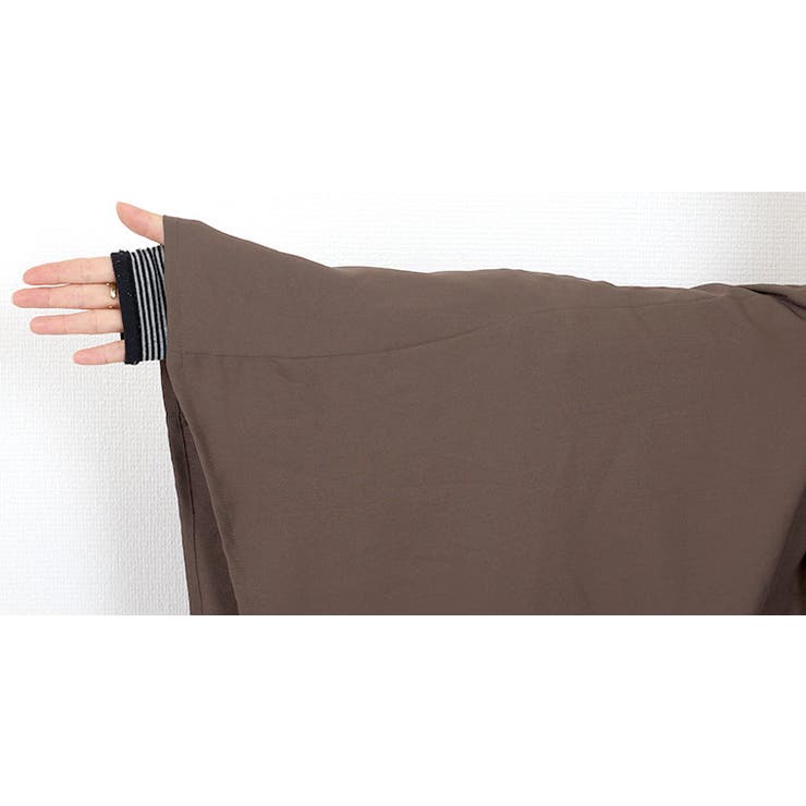 エステルジョーゼットプリーツタックバンドカラーブラウス | FUNNY COMPANY＋  | 詳細画像18 