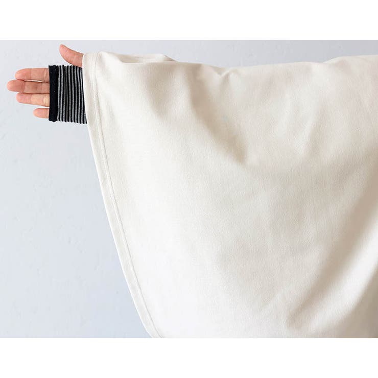 スリットネックポンチコクーン長袖プルオーバー | FUNNY COMPANY＋  | 詳細画像20 