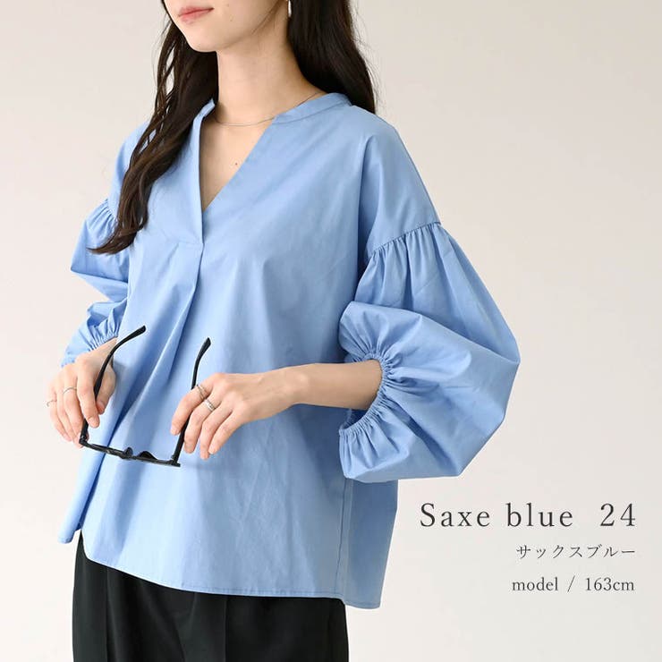 バルーンスリーブスキッパーブラウス | FUNNY COMPANY＋  | 詳細画像18 