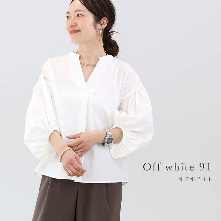 バルーンスリーブスキッパーブラウス | FUNNY COMPANY＋  | 詳細画像19 