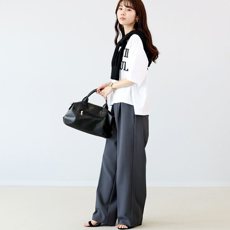 接触冷感サイドスリットロゴプルオーバー | FUNNY COMPANY＋  | 詳細画像15 