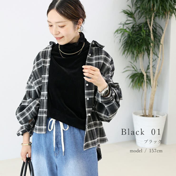 シアーベロアタートルプルオーバー | FUNNY COMPANY＋  | 詳細画像17 