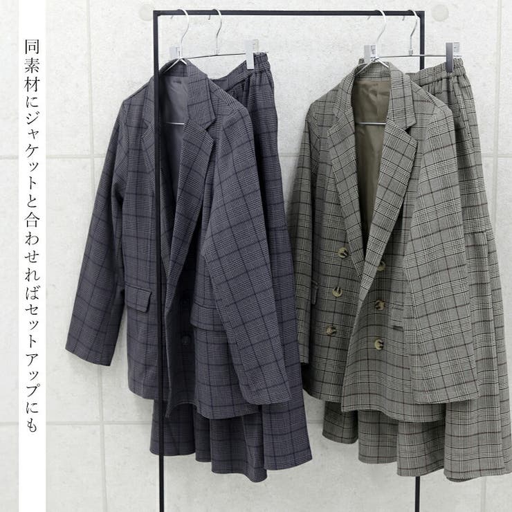 先染めチェックテーラードジャケット | FUNNY COMPANY+  | 詳細画像12