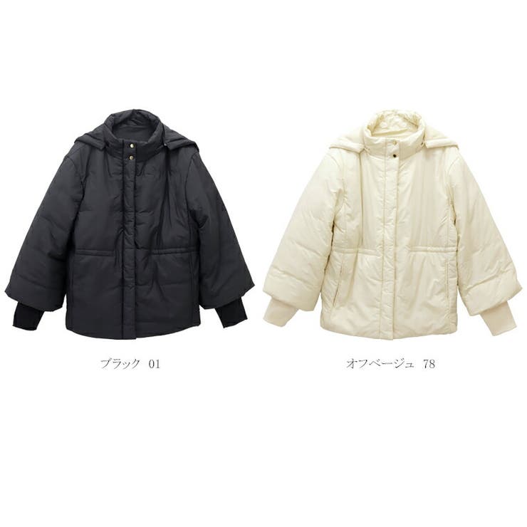 ドロスト中綿パデットコート | FUNNY COMPANY＋  | 詳細画像17 