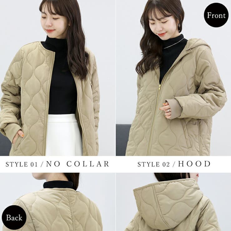 ファーライナー付マルチWAYキルティングコート | FUNNY COMPANY＋  | 詳細画像10 