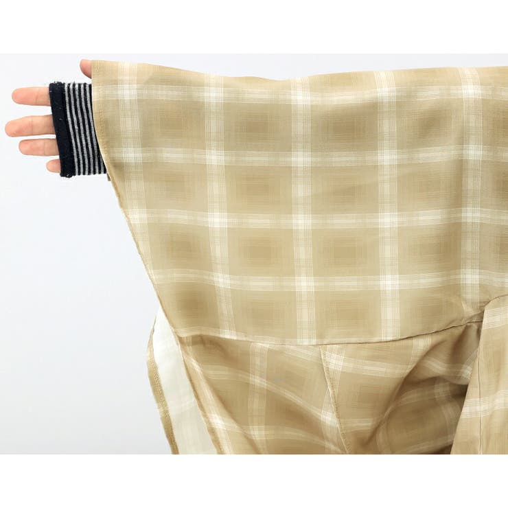 シアーチェックスキッパーシャツ | FUNNY COMPANY＋  | 詳細画像20 