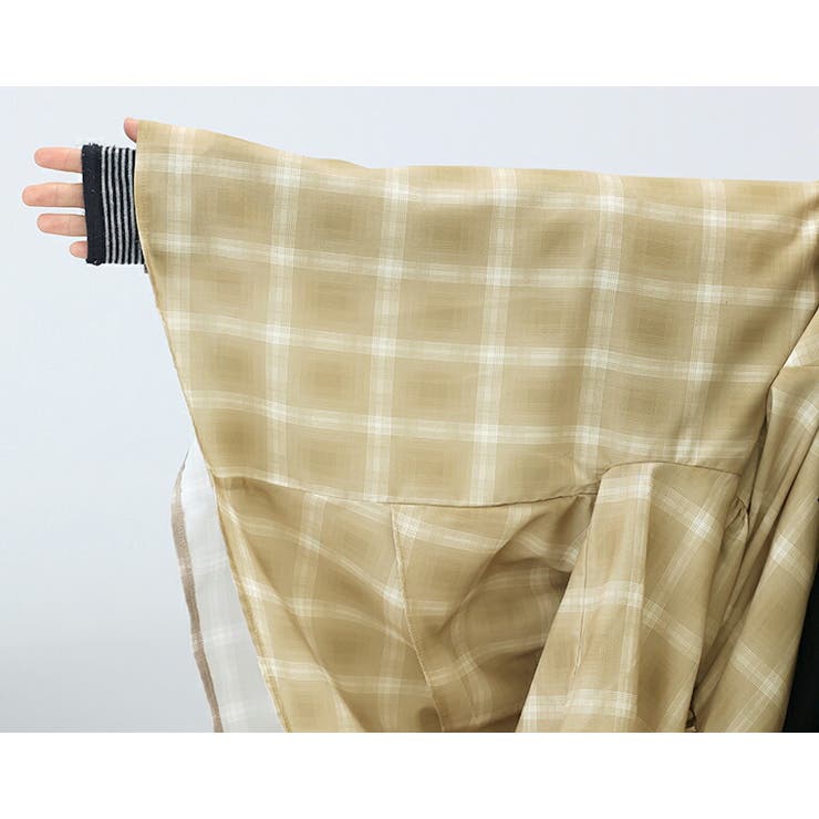 シアーチェックバックフリルブラウス | FUNNY COMPANY＋  | 詳細画像20 