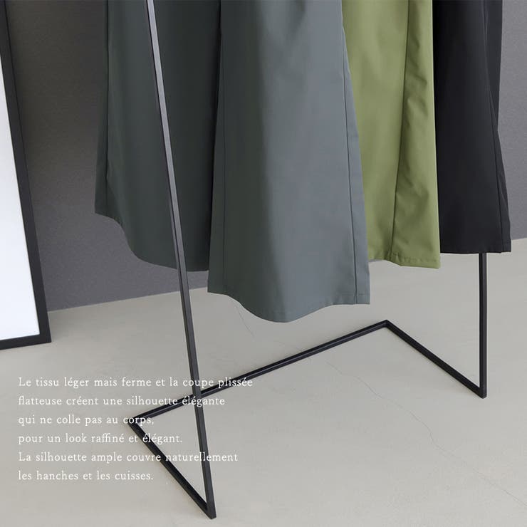 機能素材ツータックイージーワイドパンツ | FUNNY COMPANY＋  | 詳細画像8 