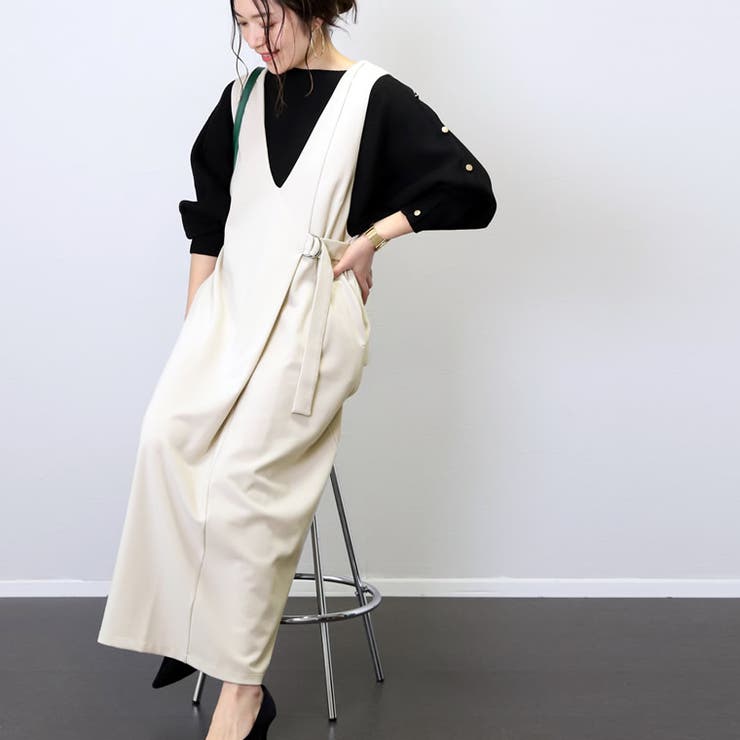 ポンチサイドベルト両vサロペットワンピース ワンピース サロペット 品番 Fnyw Funny Company ファニーカンパニー のレディースファッション通販 Shoplist ショップリスト