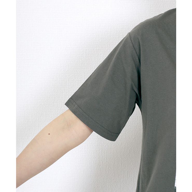 綿天竺ラウンドヘム2WAYフォトTシャツ