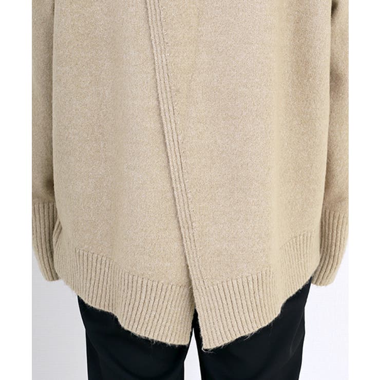 編地切替バックスリットハイネックプルオーバー | FUNNY COMPANY＋  | 詳細画像23 